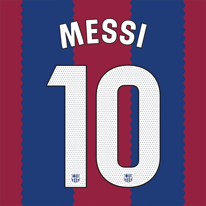 FC Barcelona Home Print 23/24 (Adult) - MESSI 10