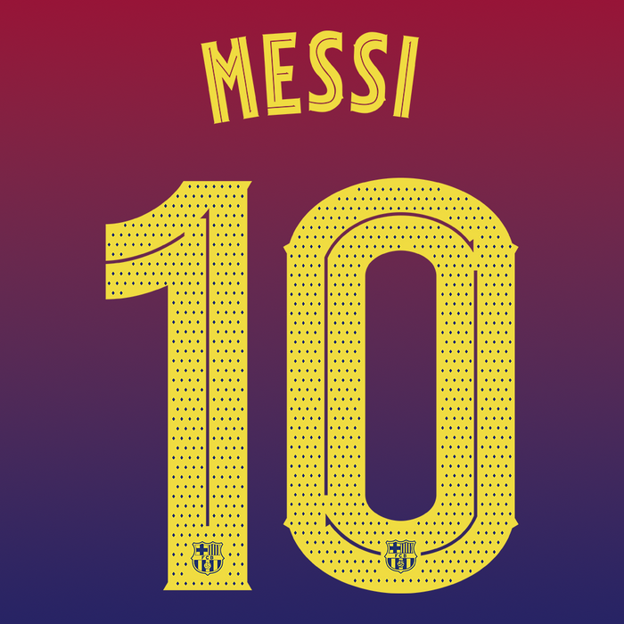 FC Barcelona Home Print 25/26 (Youth) - MESSI 10
