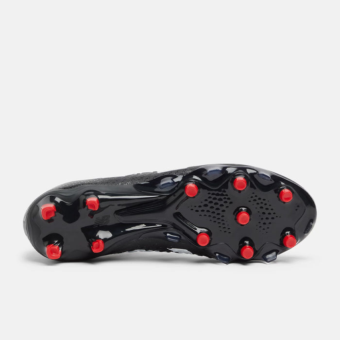 New Balance Tekela Pro Low V4+ FG Football Boots (Black/White/Red)