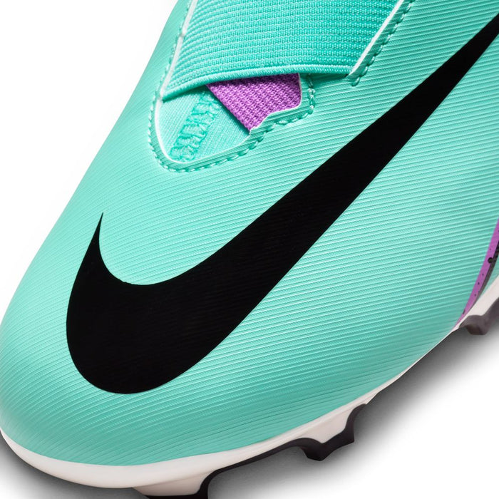 Nike Mercurial Zoom Vapor 15 Academy FG/MG Jnr Football Boots (Hyper Turquoise/Fuschia Dream)