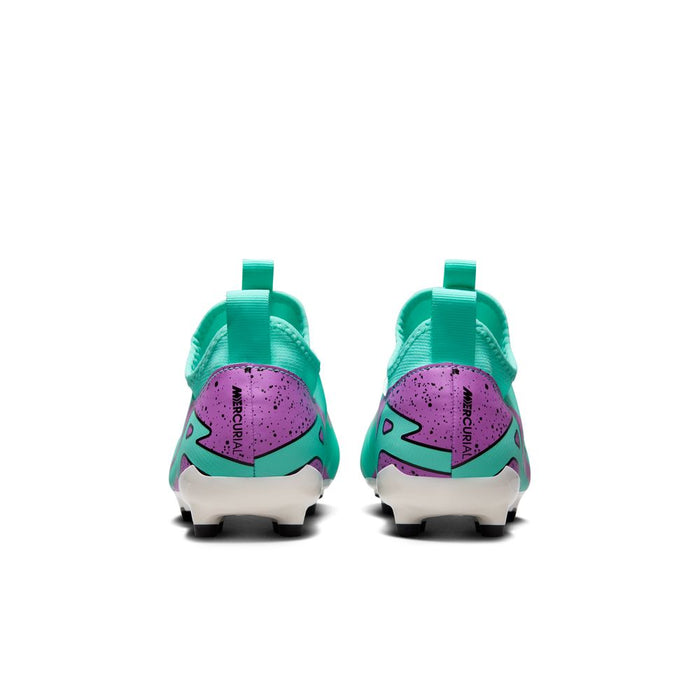 Nike Mercurial Zoom Vapor 15 Academy FG/MG Jnr Football Boots (Hyper Turquoise/Fuschia Dream)