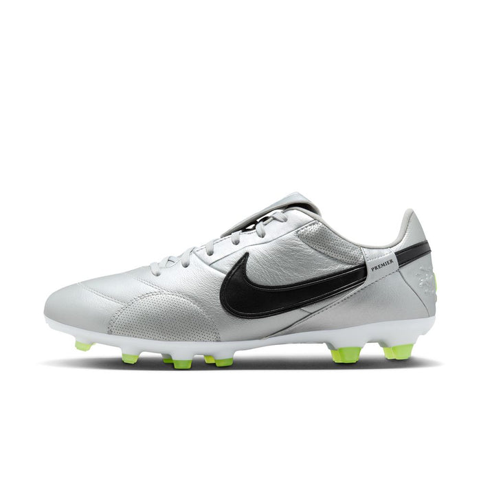 Nike Premier 3 FG Football Boots (Metallic Silver/Black/Volt)