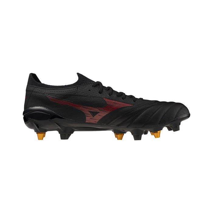 Mizuno Morelia Neo IV Beta Elite Mix SG Football Boots (Black/40th Red/Black)
