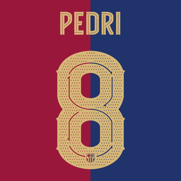 FC Barcelona Home Print 24/25 (Youth) - PEDRI 8