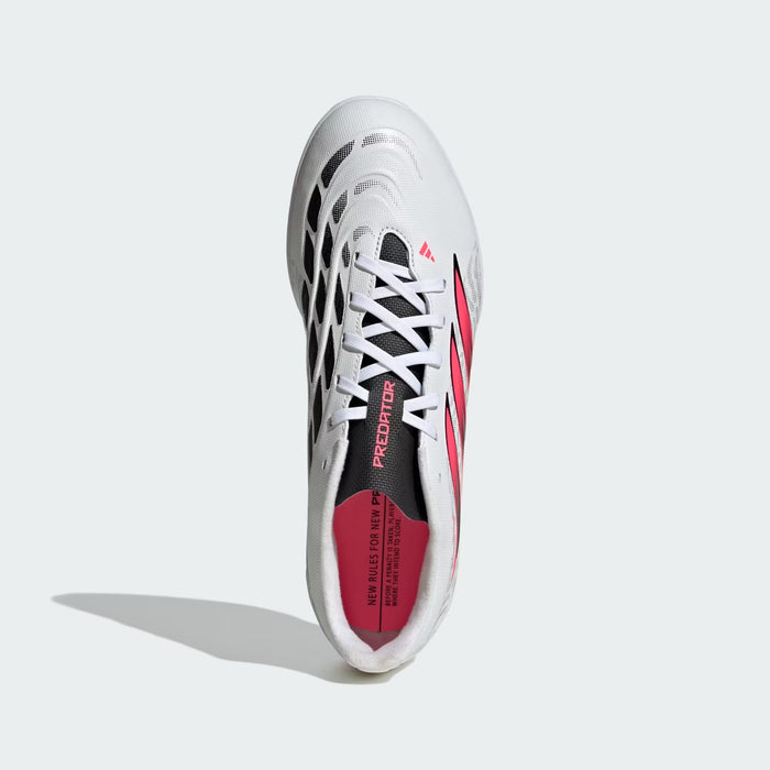 Adidas Predator Club IN Sala Indoor Football Shoes (White/Solar Turbo/Core Black)