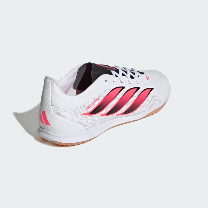 Adidas Predator Club IN Sala Indoor Football Shoes (White/Solar Turbo/Core Black)