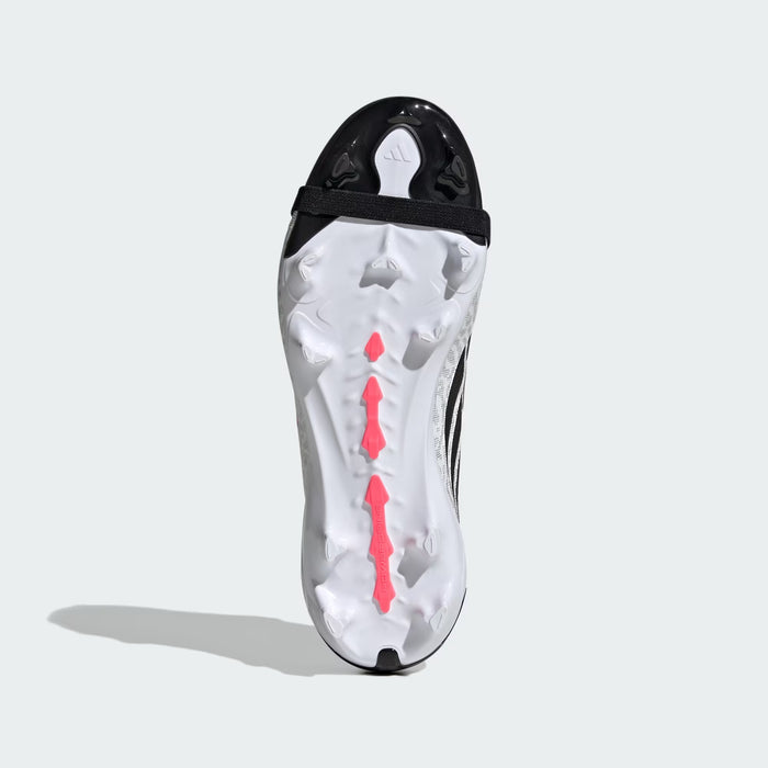 Adidas Predator League Fold-Over Tongue FG Jnr Football Boots (White/Solar Turbo/Core Black)