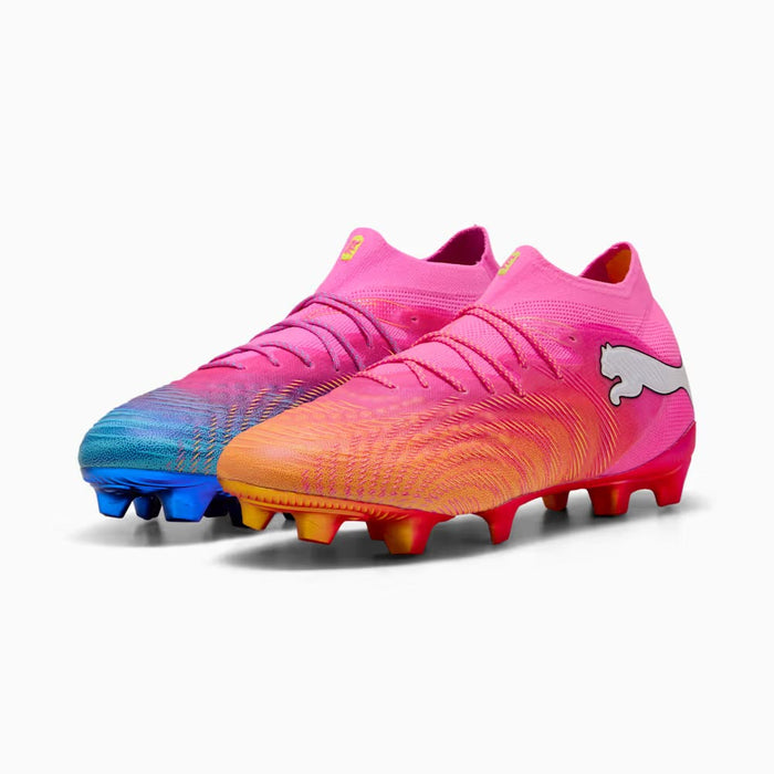 Future 9 Ultimate FG Football Boots (Poison Pink-Sun Stream-Bright Aqua-PUMA White)