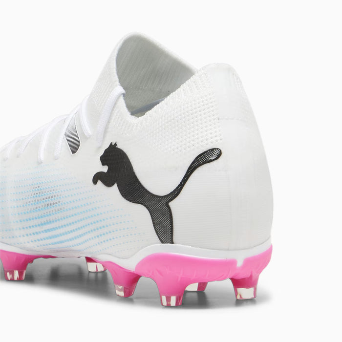 Puma Future 7 Match FG/AG Football Boots (White/Black/Poison Pink)