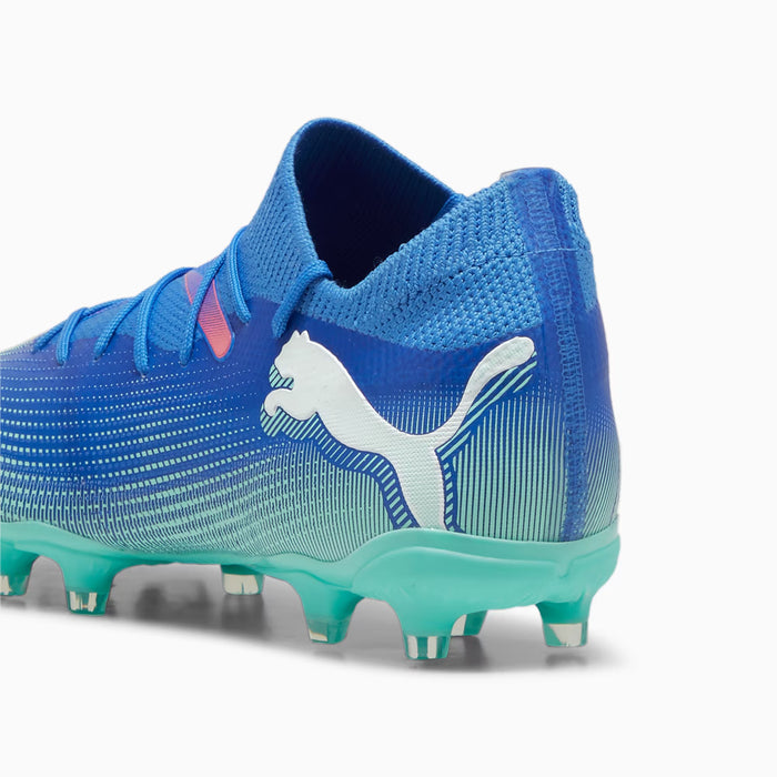 Puma Future 7 Match FG/AG Womens Football Boots (Bluemazing/White/Electric Peppermint)