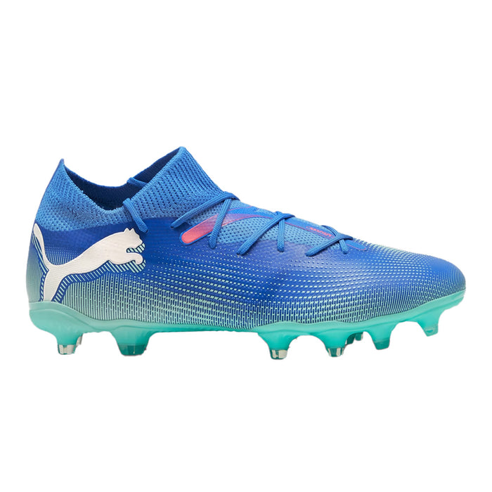 Puma Future 7 Match FG/AG Womens Football Boots (Bluemazing/White/Electric Peppermint)