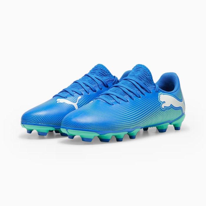 Puma Future 7 Play FG/AG Jnr Football Boots (Blue Mint)