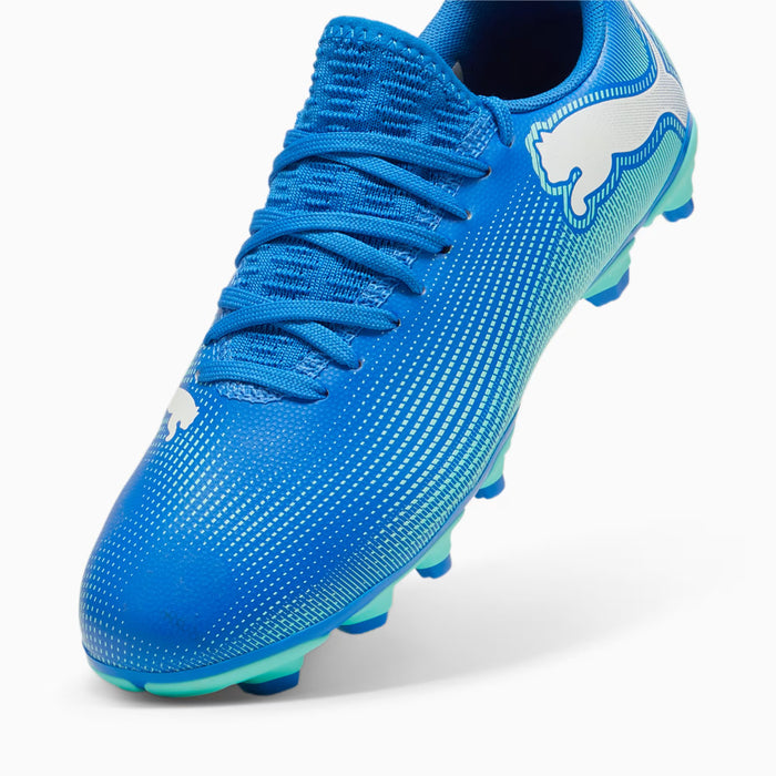 Puma Future 7 Play FG/AG Jnr Football Boots (Blue Mint)