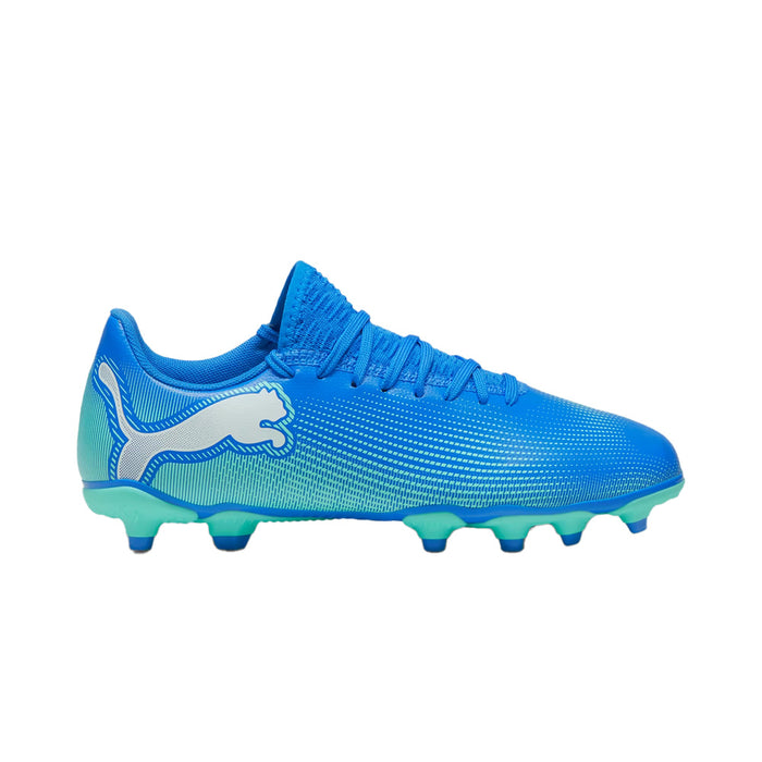 Puma Future 7 Play FG/AG Jnr Football Boots (Blue Mint)