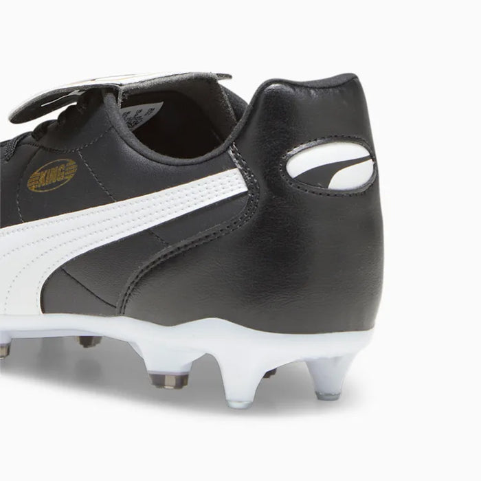 Puma King Top MxSG Football Boots (Black/White)