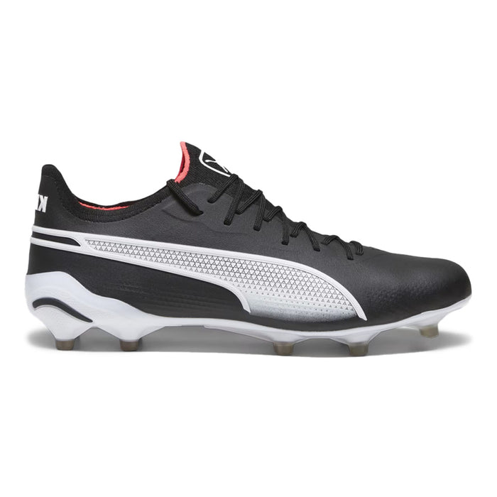 Puma King Ultimate FG/AG Football Boots (Black/White/Fire Orchard)