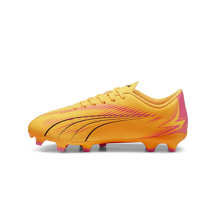 Puma Ultra Play FG/AG Jnr Football Boots (Sunset Glow/Black/Sun Stream)