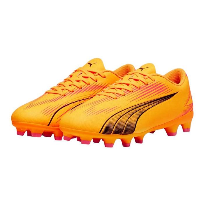 Puma Ultra Play FG/AG Jnr Football Boots (Sunset Glow/Black/Sun Stream)