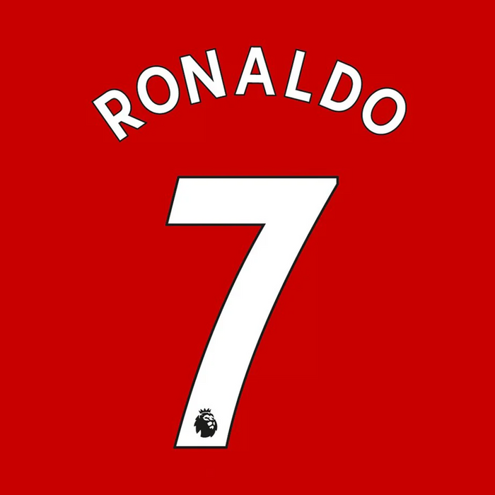 Official Premier League Print 2017-23 - Ronaldo 7 (White)