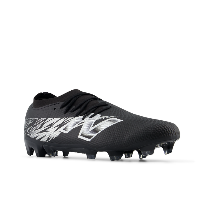 New Balance Furon Team FG V8 2E Width Football Boots (Black/Silver)