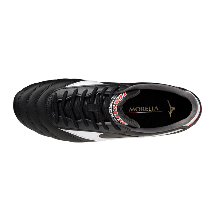Mizuno Morelia II Pro FG Football Boots (Black/White/Chinese Red)