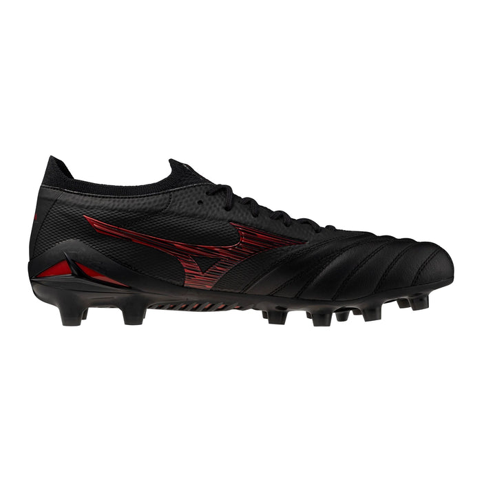 Mizuno Morelia Neo IV Beta Japan FG Football Boots (Black/Morelia 40th Red/Black)