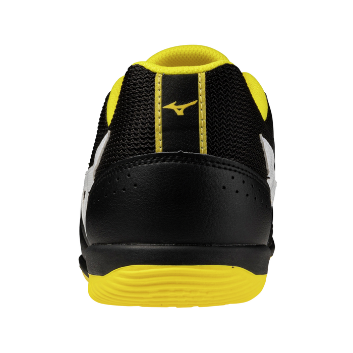 Mizuno MRL Sala Club IN indoor football shoe in graphite and cyber yellow