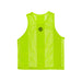 Ultra-soft breathable mesh bib available yellow, green, orange and red. One size fits most kids aged 9-12.