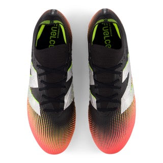 New Balance Tekela Pro Low Laced V4 FG Football Boots (Black/Neo Flame/Clementine)