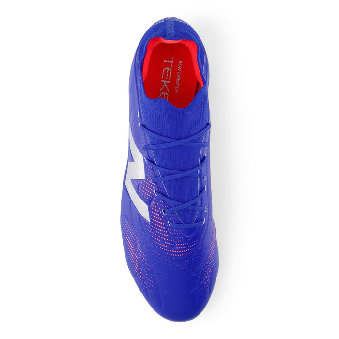 New Balance Tekela Team V5 2E FG Football Boots (Blue Gemstone/Energy Red/Silver)