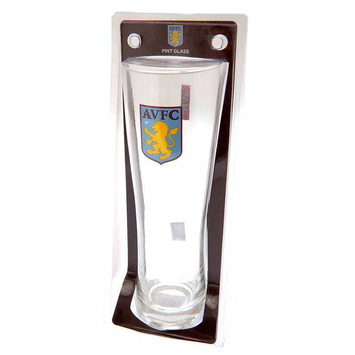 Aston Villa Tall Beer Glass