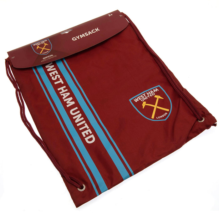 West Ham United Stripe Gym Bag