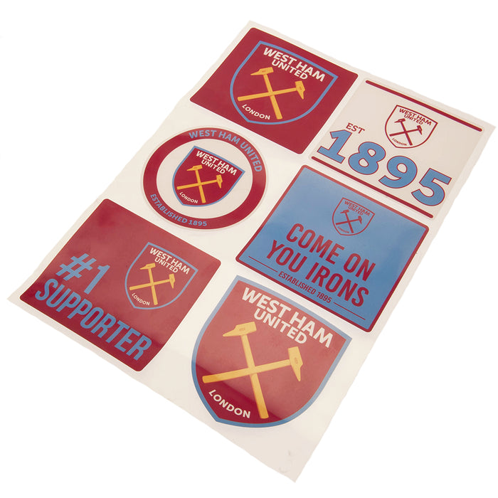 West Ham United Car Decal Set