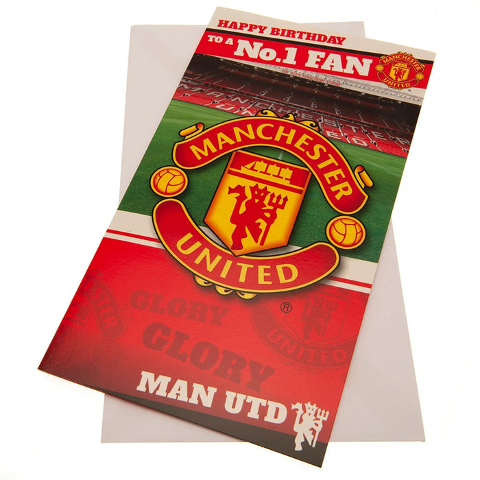 Manchester United No. 1 Fan Birthday Card