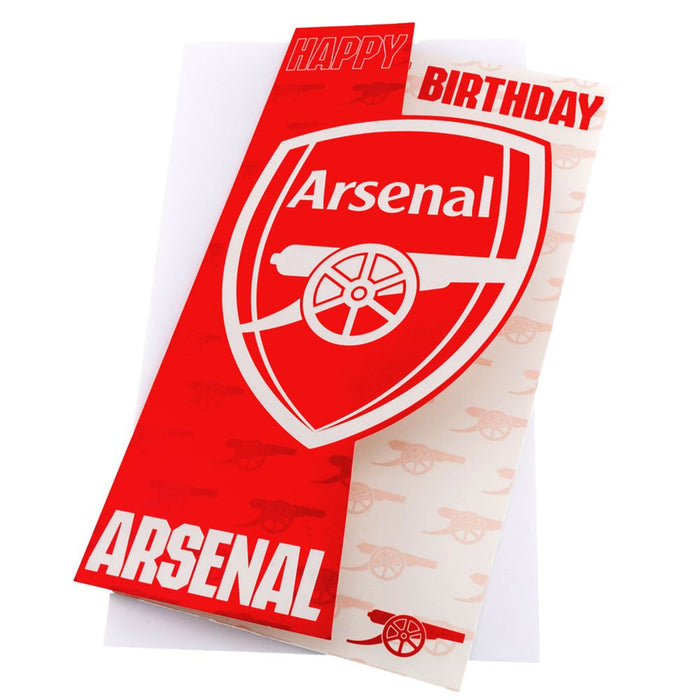 Arsenal Crest Birthday Card