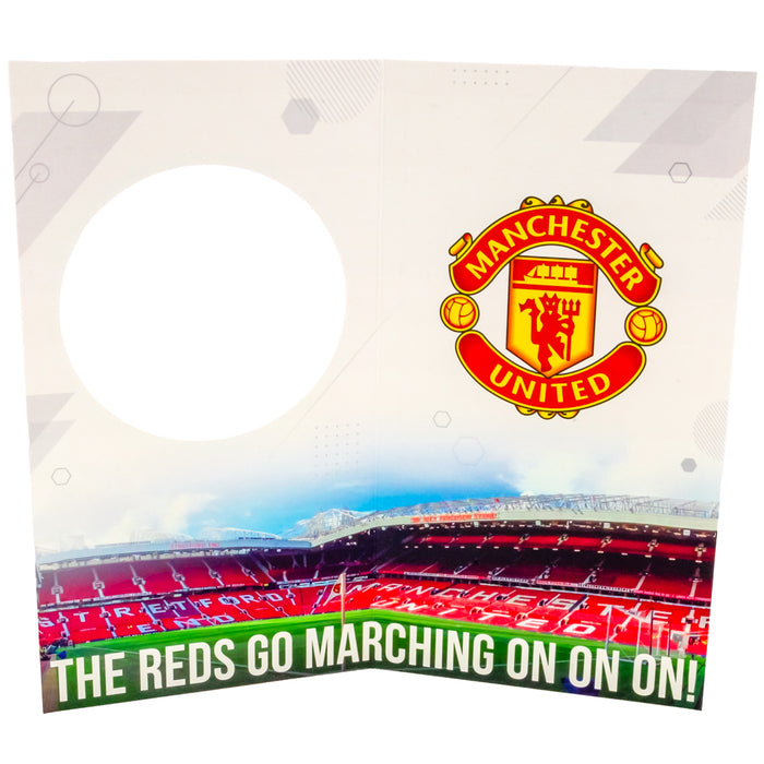 Manchester United Glory Glory Birthday Card