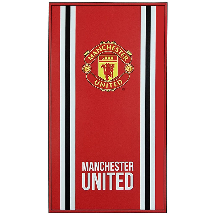 Manchester United Core Stripe Towel