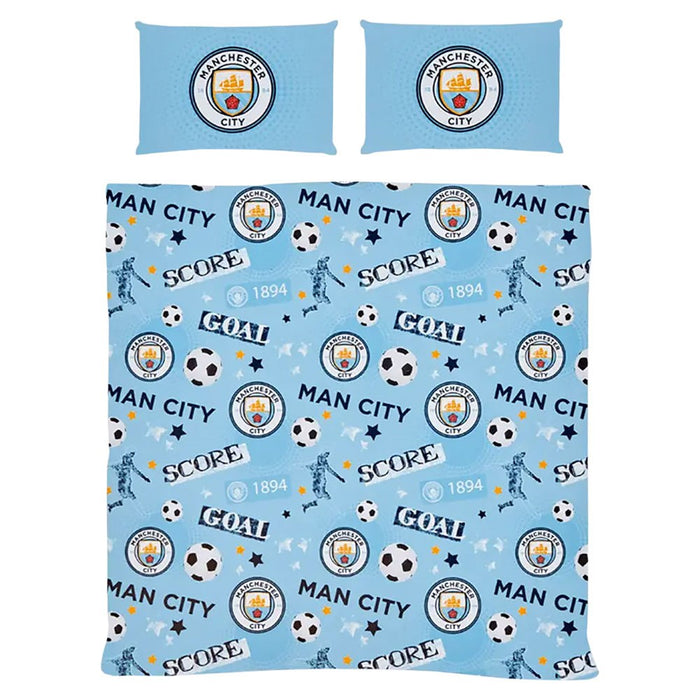 Manchester City Striker Double Duvet Set