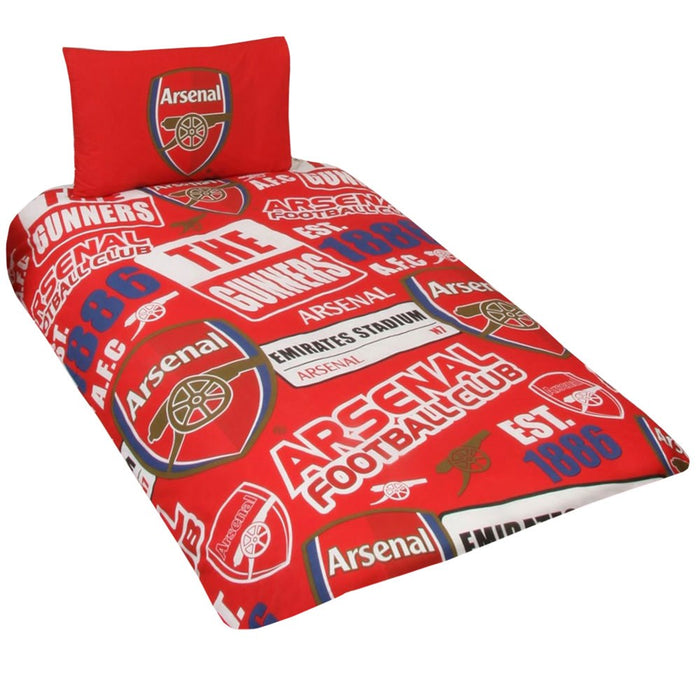 Arsenal Patch Single Duvet Set