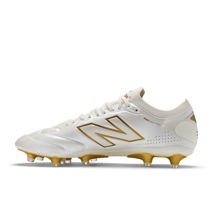 New Balance 442 V3 Elite Knit D FG Football Boots (Sea Salt Multi/Gold Metallic)