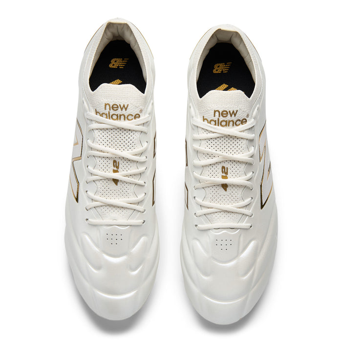 New Balance 442 V3 Elite Knit D FG Football Boots (Sea Salt Multi/Gold Metallic)