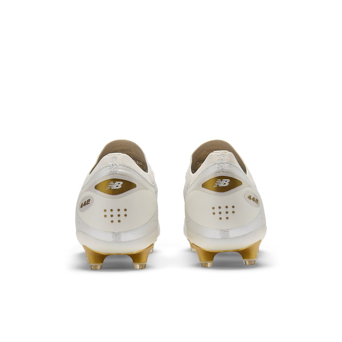 New Balance 442 V3 Elite Knit D FG Football Boots (Sea Salt Multi/Gold Metallic)