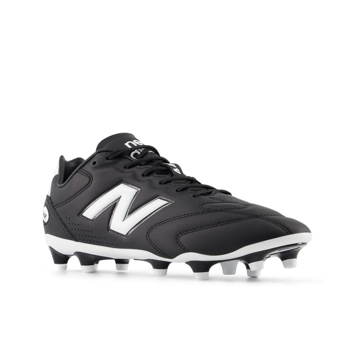 New Balance 442 V3 Pro 2E FG Football Boots (Black/White)