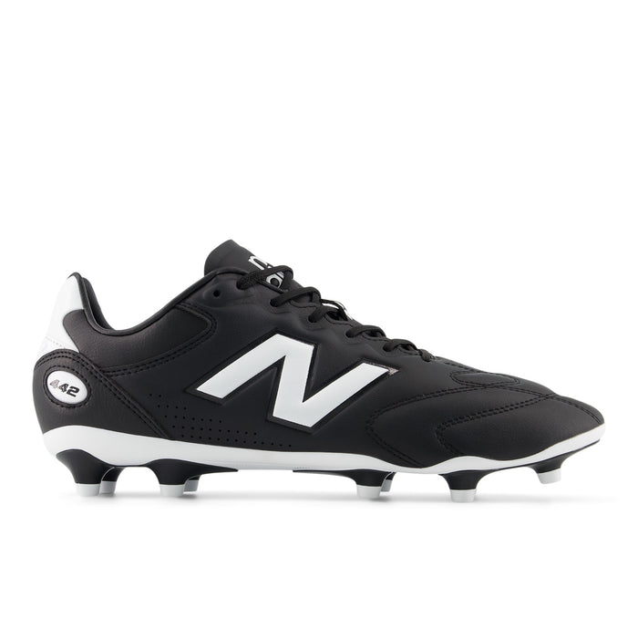 New Balance 442 V3 Pro 2E FG Football Boots (Black/White)