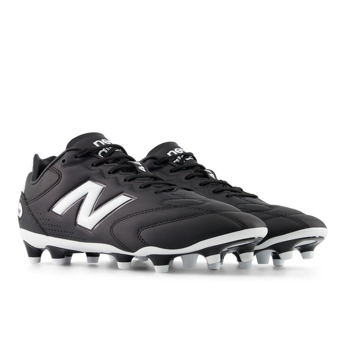 New Balance 442 V3 Pro 2E FG Football Boots (Black/White)