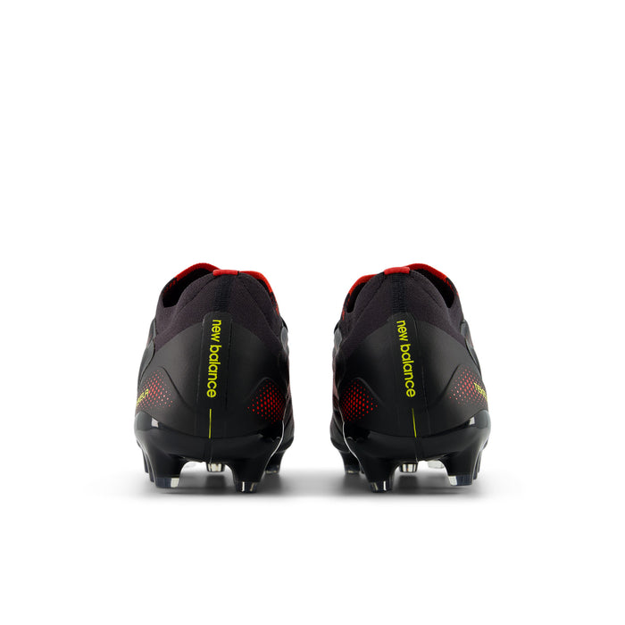 New Balance Tekela Elite V5 MG Football Boots (Black/Punch Yellow/Fire Cracker)