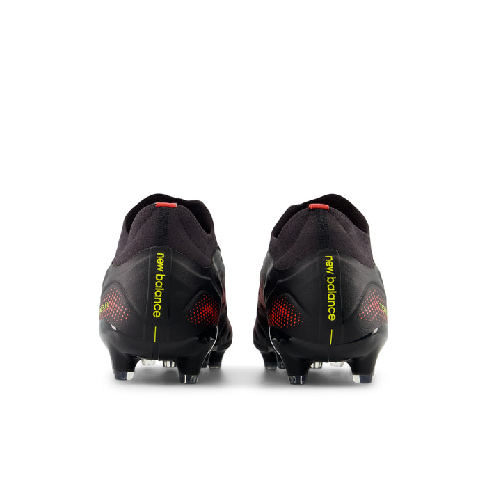 New Balance Tekela Pro V5 2E FG Football Boots (Black/Punch Yellow/Fire Cracker)
