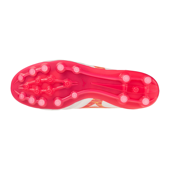 Mizuno Morelia Neo IV Beta Elite AG Football Boots (White/Pink Tetra/Fuchsia Purple)