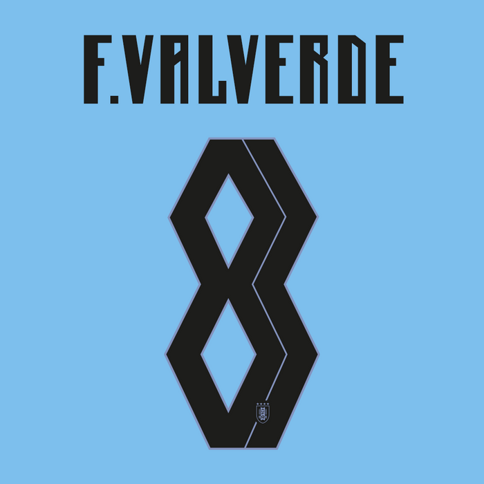 Uruguay Home 2026 Print (Adult) - F.VALVERDE 8