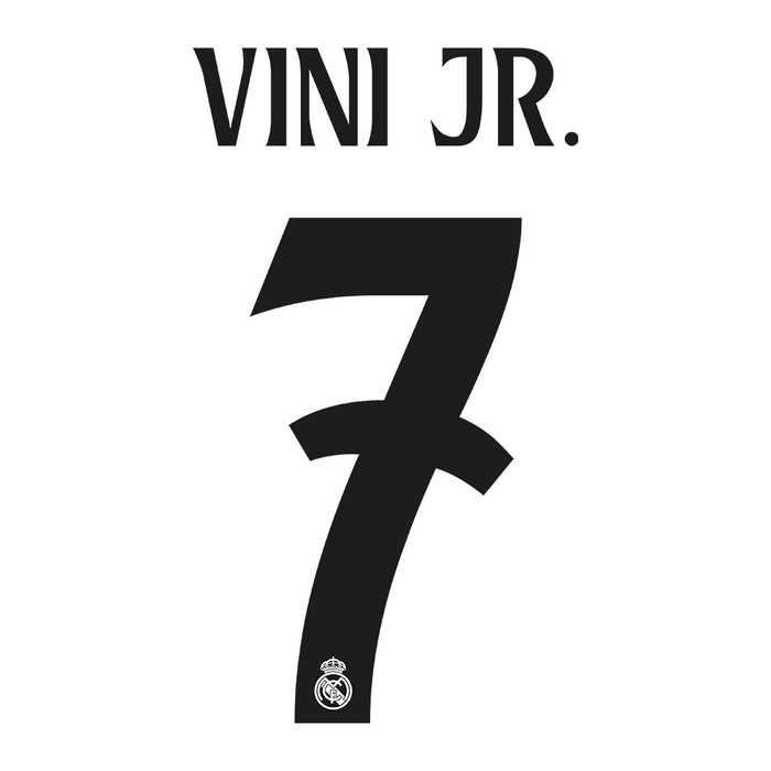 Real Madrid Home Print 24/25 (Adult) - VINI JR 7